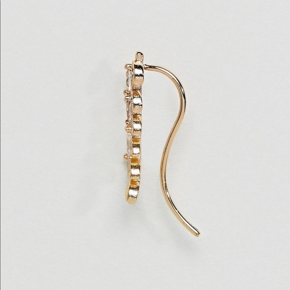 ASOS Vine Leaf Ear Climber - Picture 2 of 4